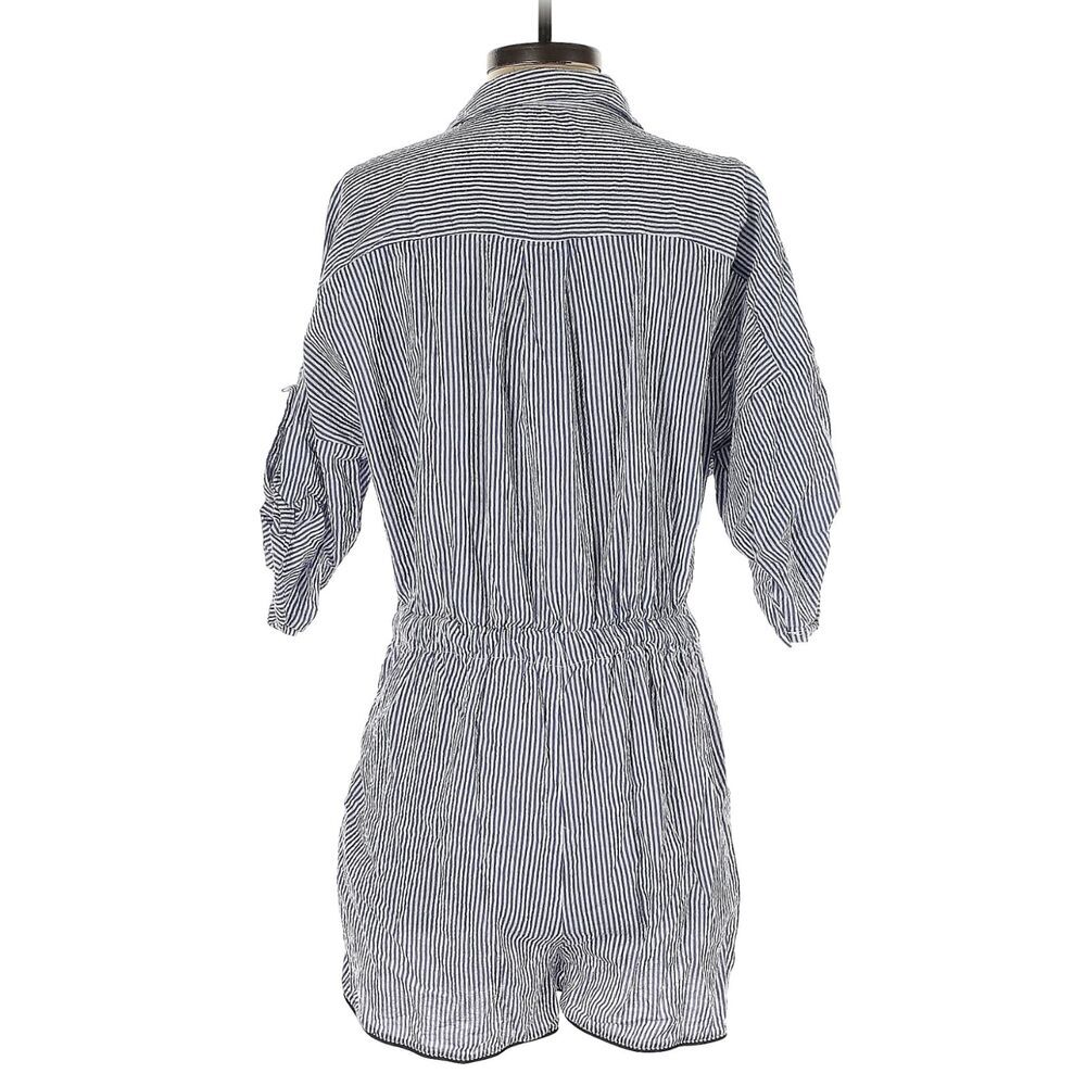 ZARA Pinstripe Romper Size L - Picture 2 of 2
